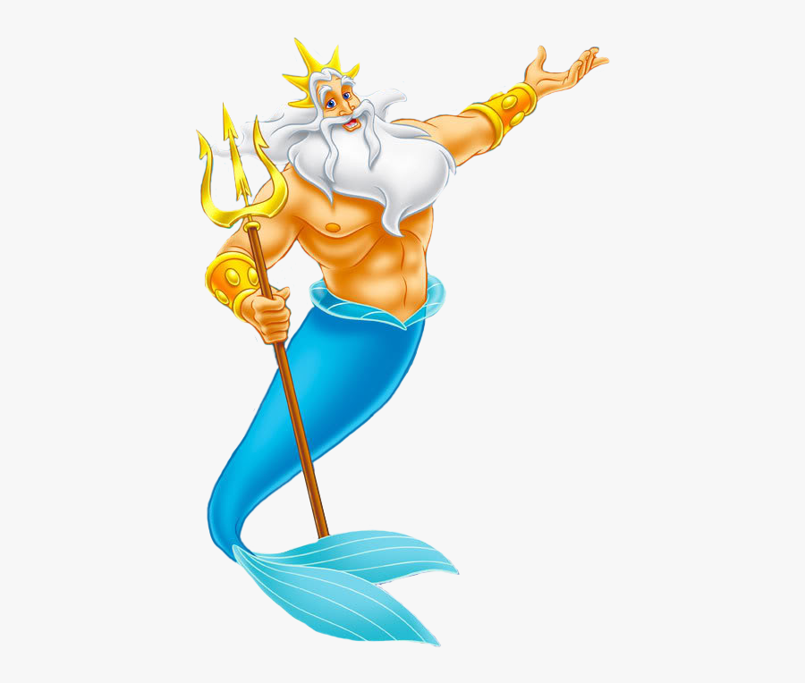 Little Mermaid Transparent Background Gaming - King Triton Little Mermaid, Transparent Clipart