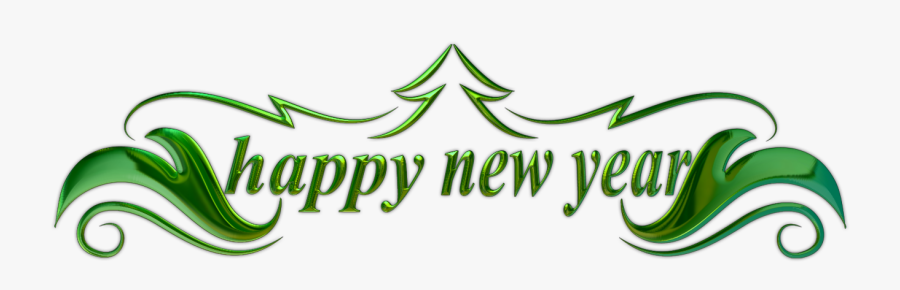 Happy New Year Text 4 - Happy New Year Kpop, Transparent Clipart