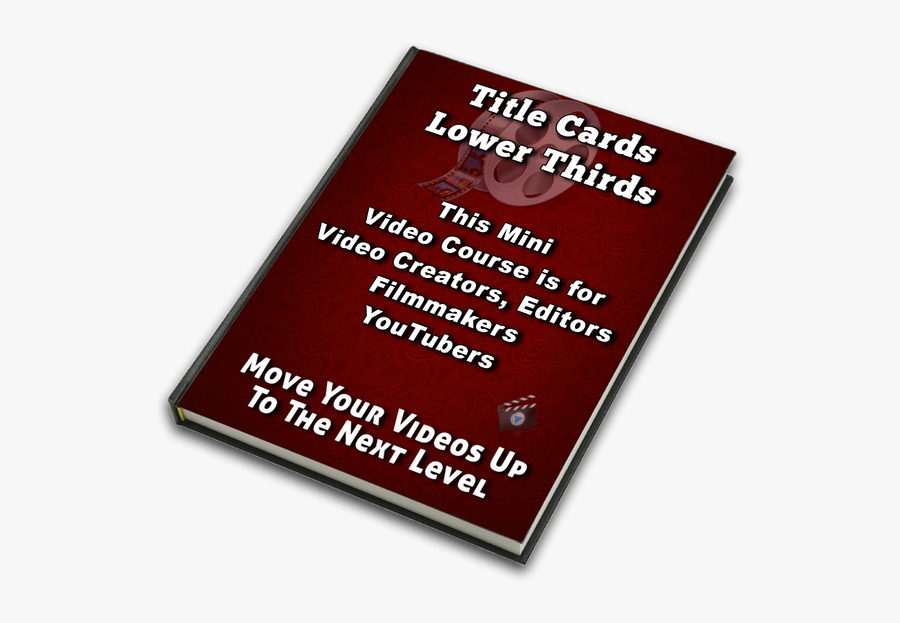 Titlecards Mini Course - Book Cover, Transparent Clipart