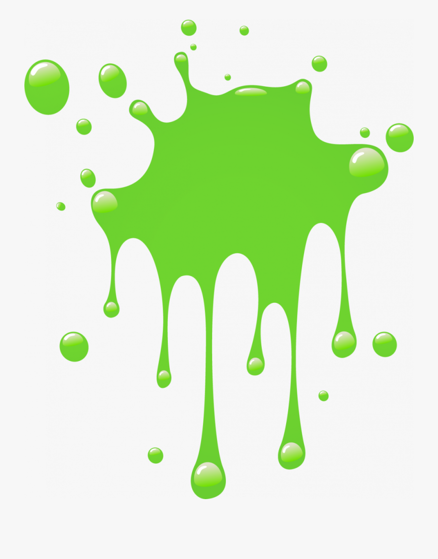Green Paint Splat Clipart, Transparent Clipart