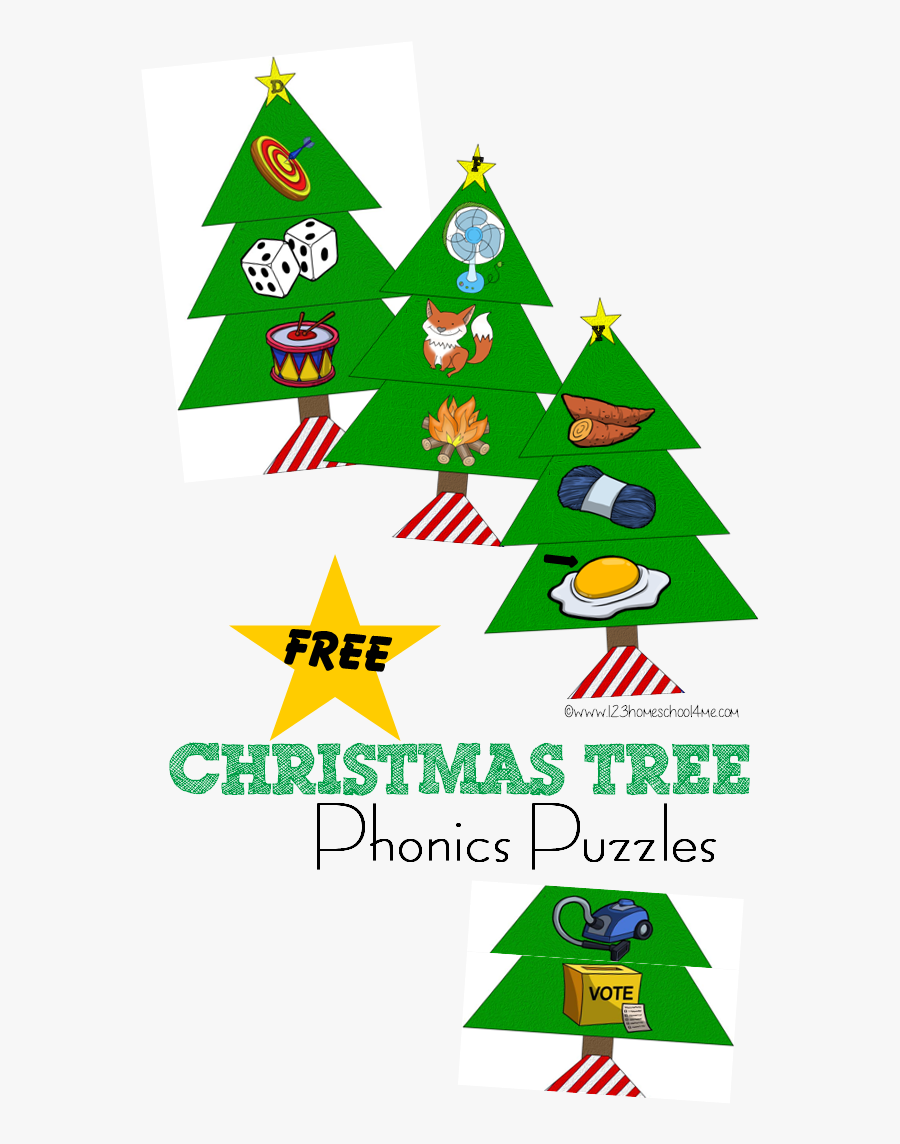 Phonics Puzzles Free Printable - Kindergarten, Transparent Clipart