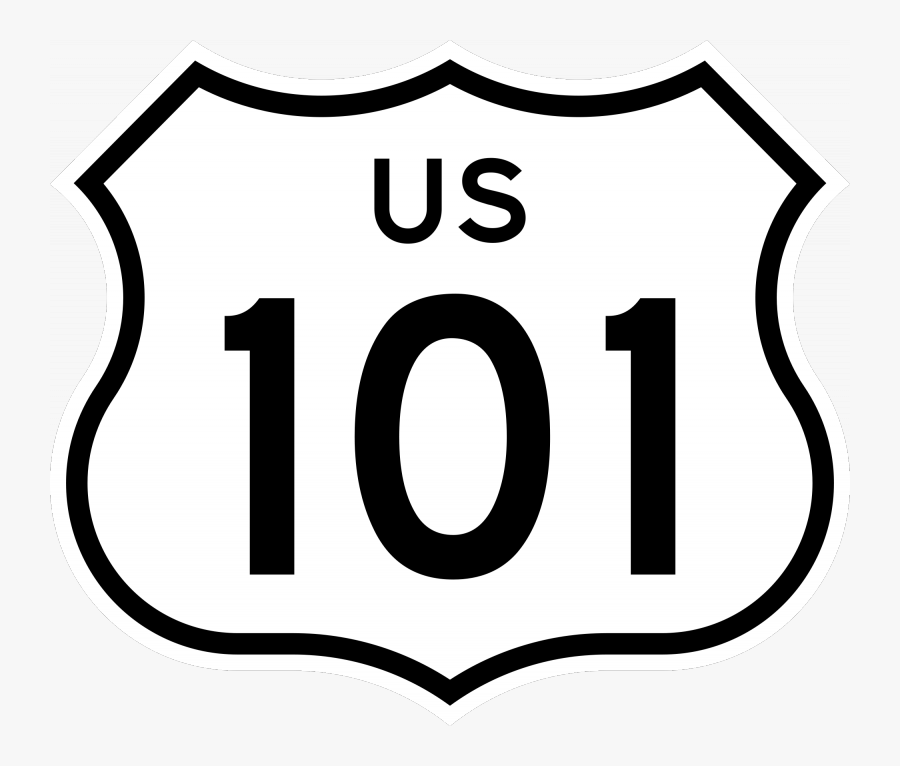 Clip Art Highway Cleanup Clipart - U.s. Route 101 In California, Transparent Clipart