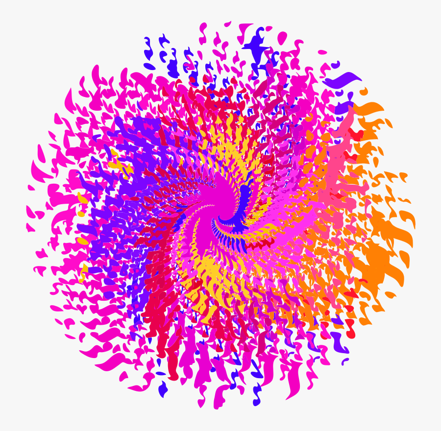 Sepiaized Remix Of Frame 224 Vortex Prismatic No Background - Circle, Transparent Clipart
