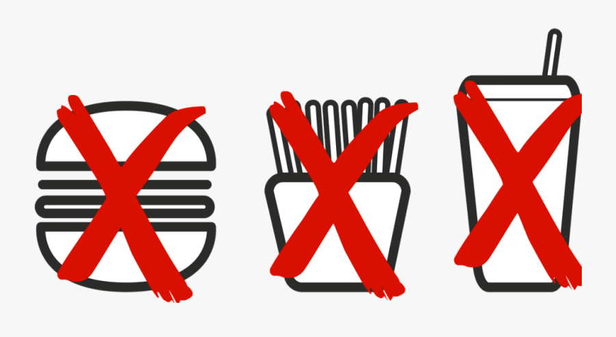 Skip The Fast Food And Save Money On Your Next Road - Black And White Burger Clipart, Transparent Clipart