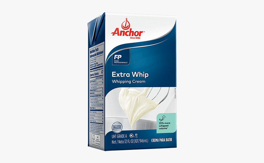 Anchor Extra Whipping Cream, Transparent Clipart