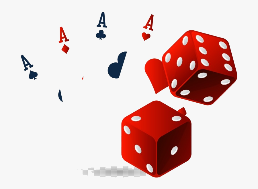Playing Cards Dice Card Game Ace And Clipart Transparent - Dice And Cards Png, Transparent Clipart