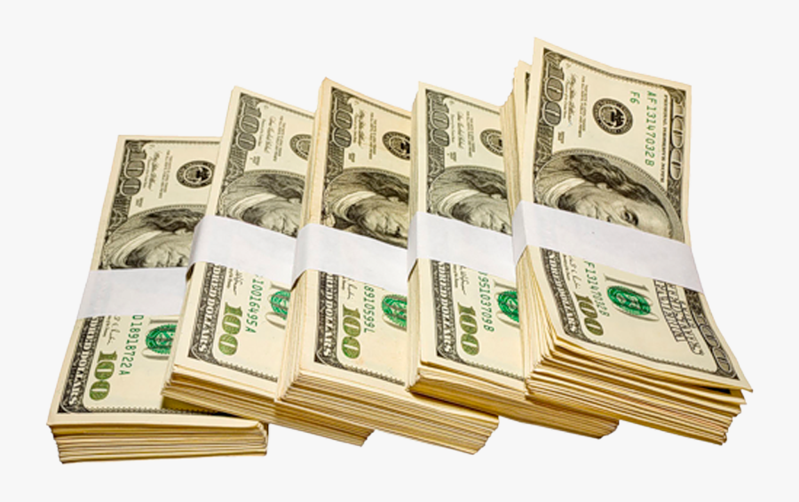 Saving Money Dollar Of Coin Stack - Stack Of Dollars Png, Transparent Clipart