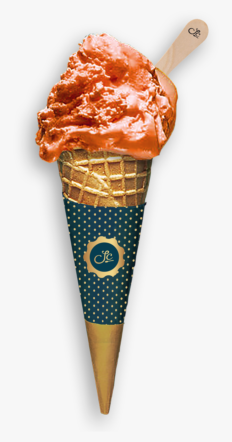 Header-cone - Ice Cream Cone, Transparent Clipart