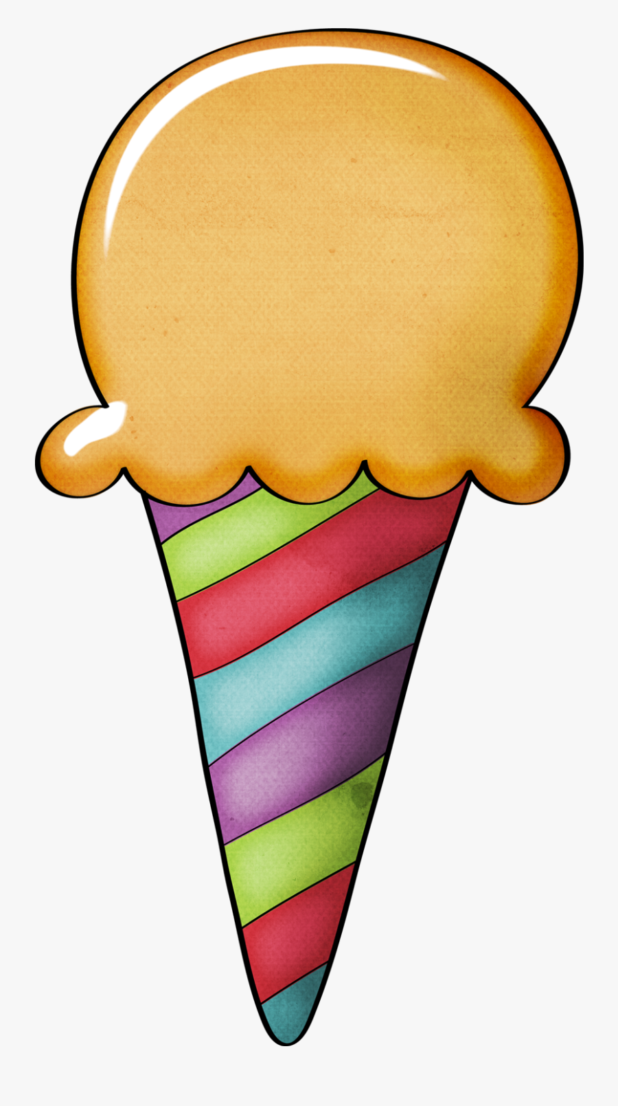 1 Ice Cream Clipart, Transparent Clipart