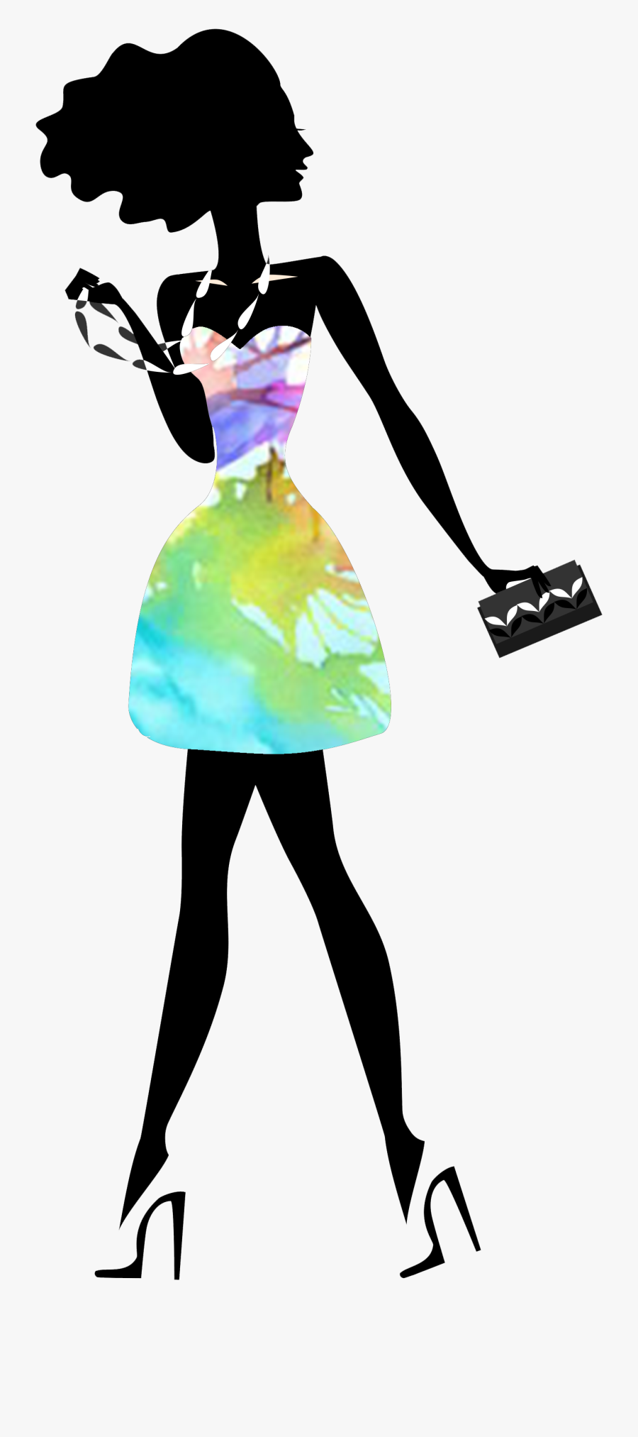 Transparent Sip Clipart - Free Vector Of Woman Angel Silhouette, Transparent Clipart