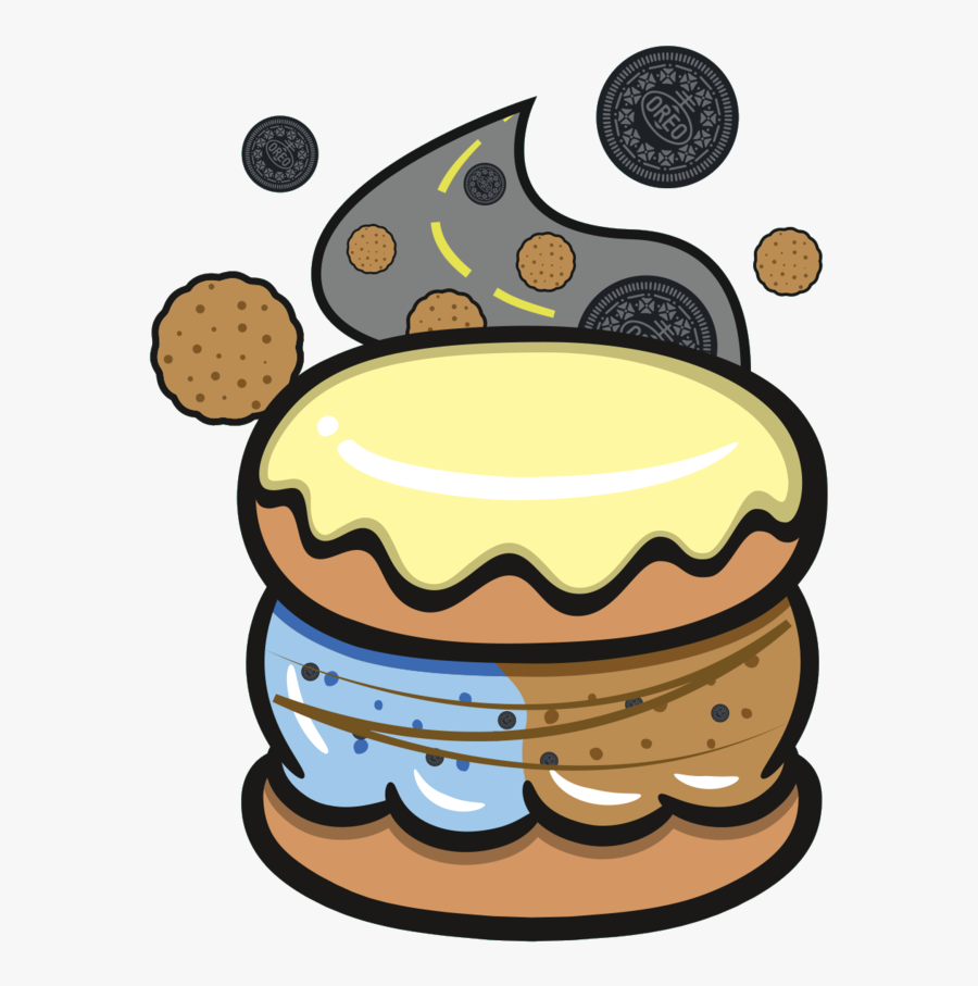 Stuffed Ice Cream Cruff Cookie Road - Stuffed Ice Cream Logo, Transparent Clipart