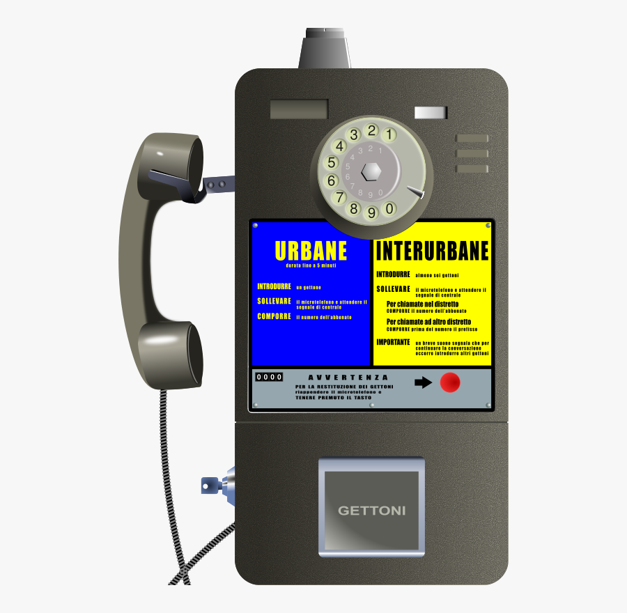 Public Telephone - Pay Phone Free Clipart, Transparent Clipart