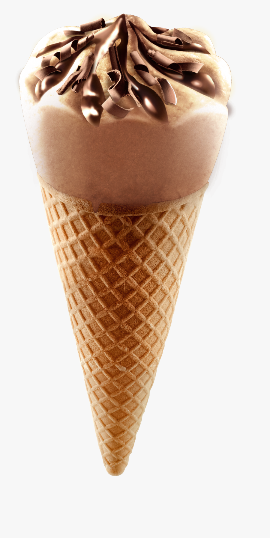 Ice Cream Sugar Cone Png, Transparent Clipart