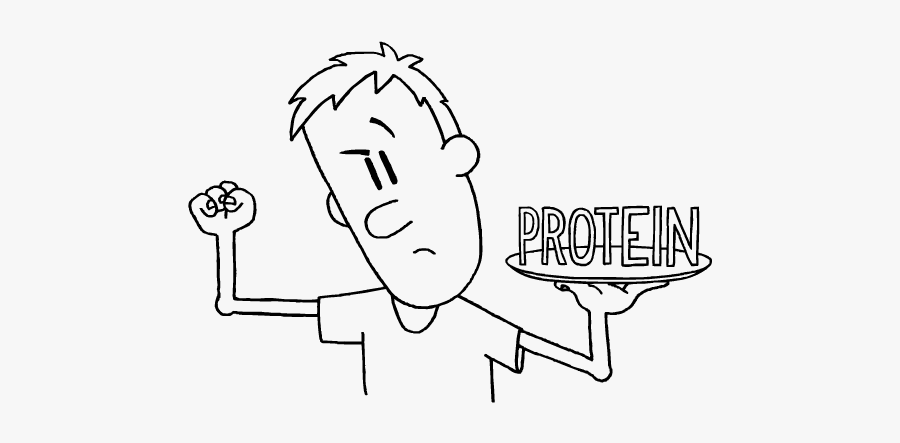 Eating Lots Of Protein Won"t Give You Huge Muscles - Cartoon, Transparent Clipart