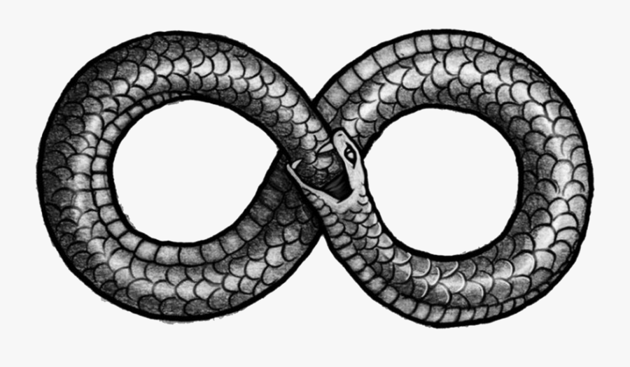Picture Eating Serpent Cosmic Tail Snake The Clipart - Infinity Snake Tattoo, Transparent Clipart