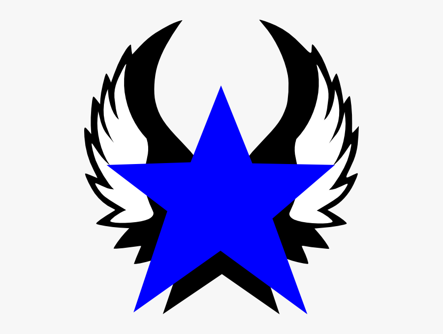 Blue Star Svg Clip Arts, Transparent Clipart