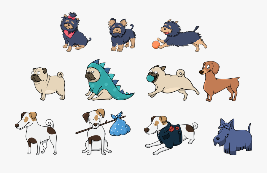 Transparent Doberman Clipart - Cute Animal Stickers Printable, Transparent Clipart