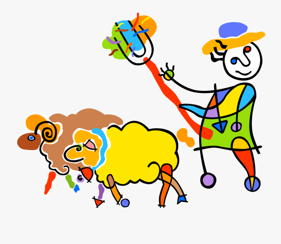 Transparent Shepherd With Sheep Clipart - Poems About Christmas Shepherds, Transparent Clipart