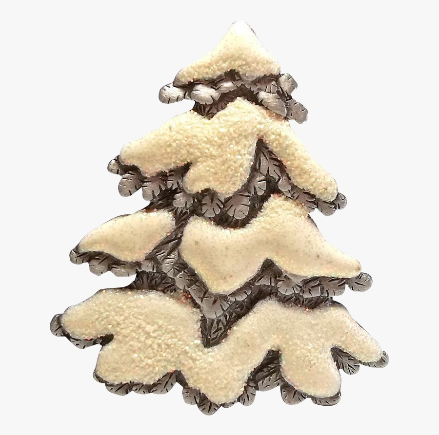 Jj Snowy Tree Christmas Holiday Jewelry - Christmas Tree, Transparent Clipart