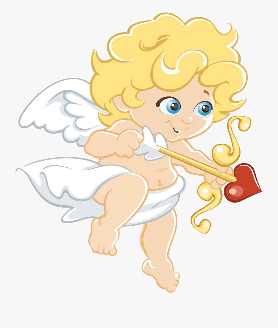 Baby Cupid Clipart Clip Art - Cupid Png, Transparent Clipart