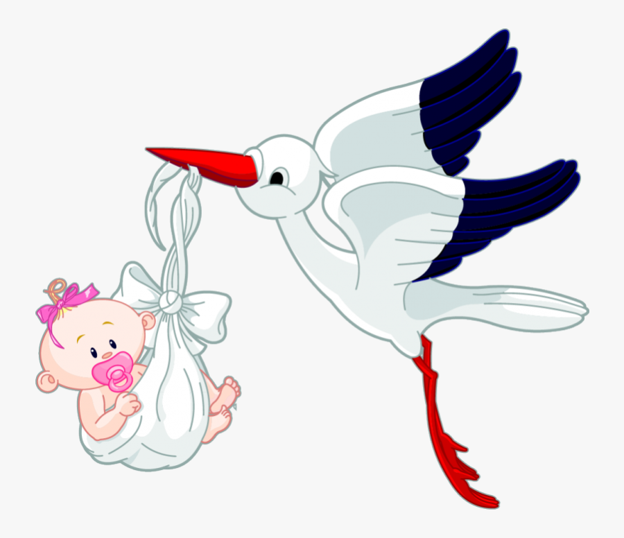 Nascita Bambina Cicogna, Transparent Clipart