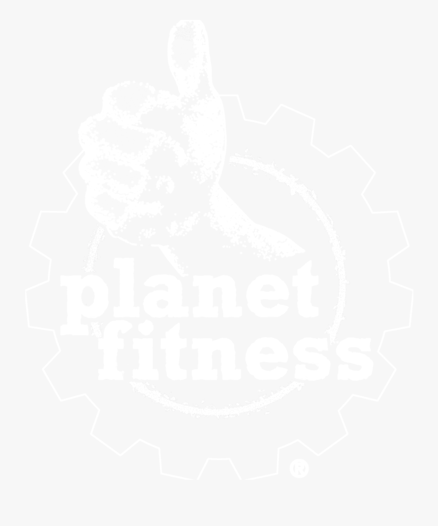 Planet Fitness White Png - Planet Fitness Logo White, Transparent Clipart