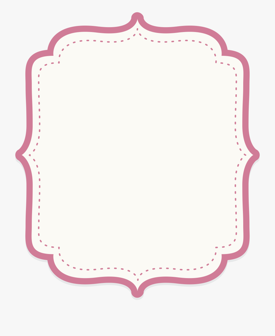 Cute Text Powder Baby Border Icon Clipart - Motif, Transparent Clipart