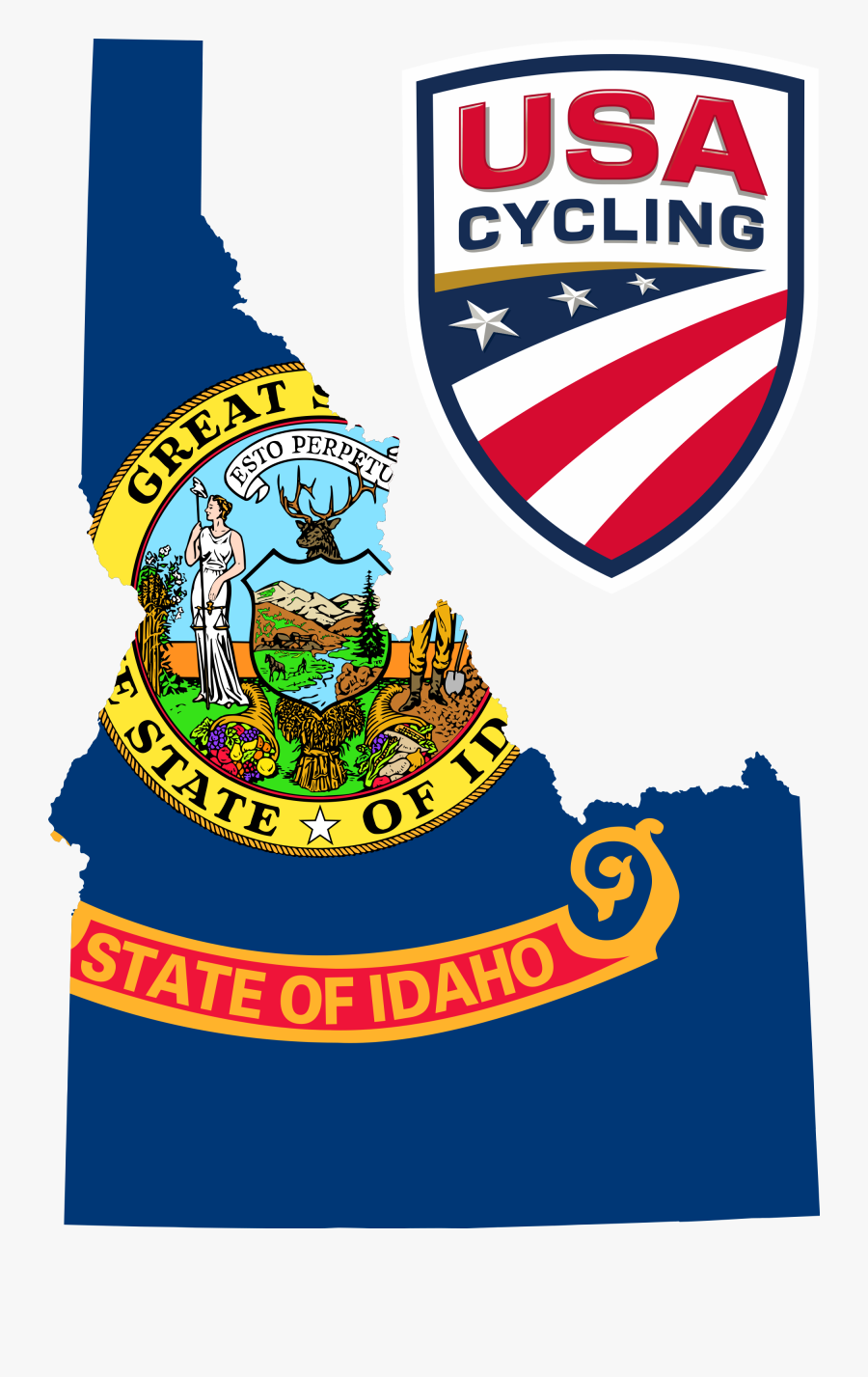 Usa Cycling Logo, Transparent Clipart