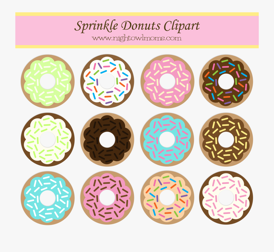 Doughnut, Transparent Clipart
