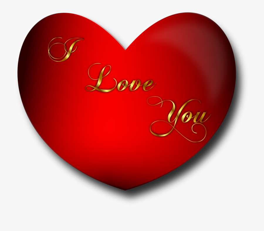Coração Num Fundo Transparente, Transparent Clipart