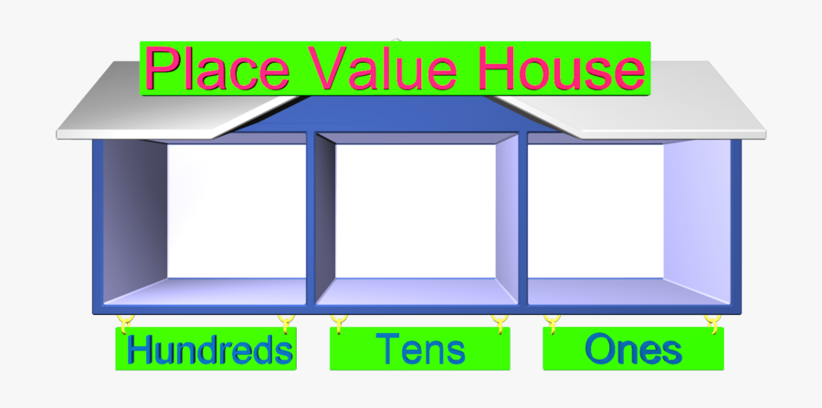 Place Value House Image - Graphics, Transparent Clipart