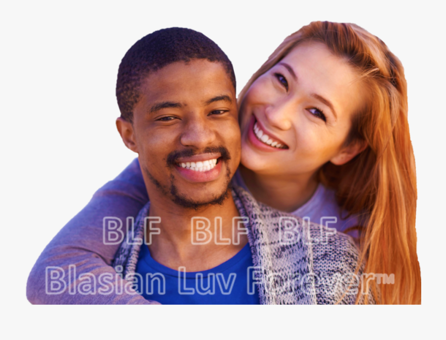 Clip Art Biracial Couple - Interracial Asian Dating, Transparent Clipart