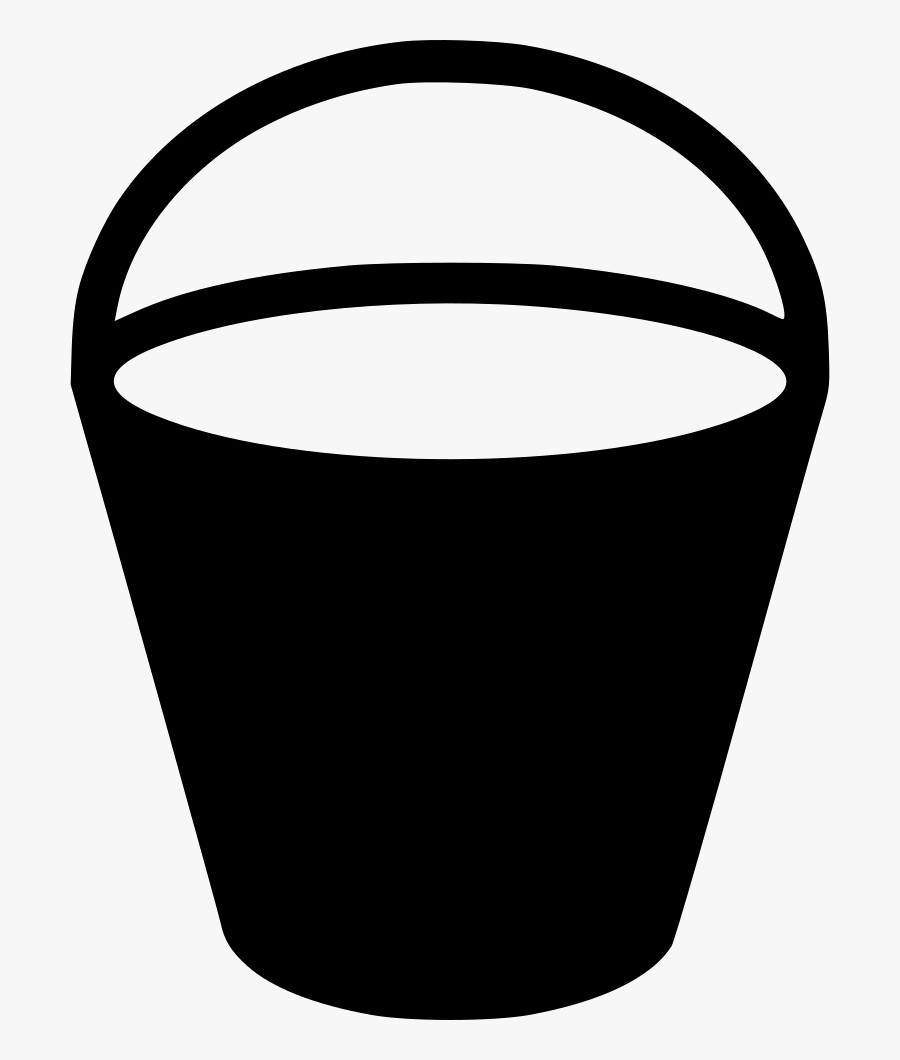 Clip Art Bucket Icon - Transparent Background Bucket Icon, Transparent Clipart