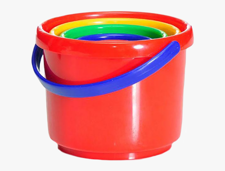 Nesting Sand And Water Buckets - Plastic, Transparent Clipart