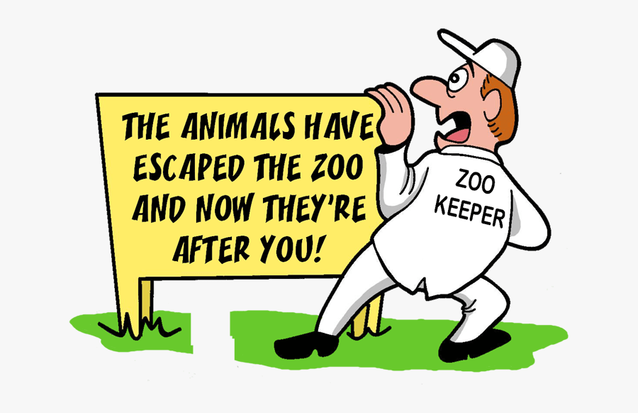 Escape-zookeeper - Mercadolider, Transparent Clipart