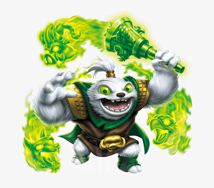 Transparent Hiding Clipart - Skylanders Zoo Lou, Transparent Clipart