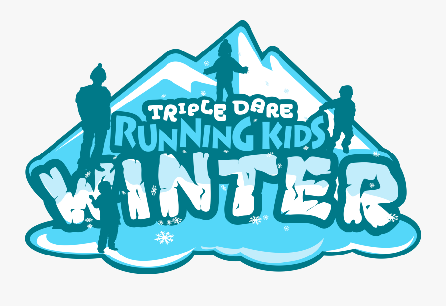 Triple Dare Running Kids Race Winter, Transparent Clipart