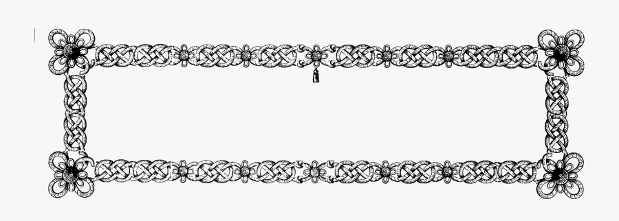 Transparent Frame Sewing Border, Transparent Clipart