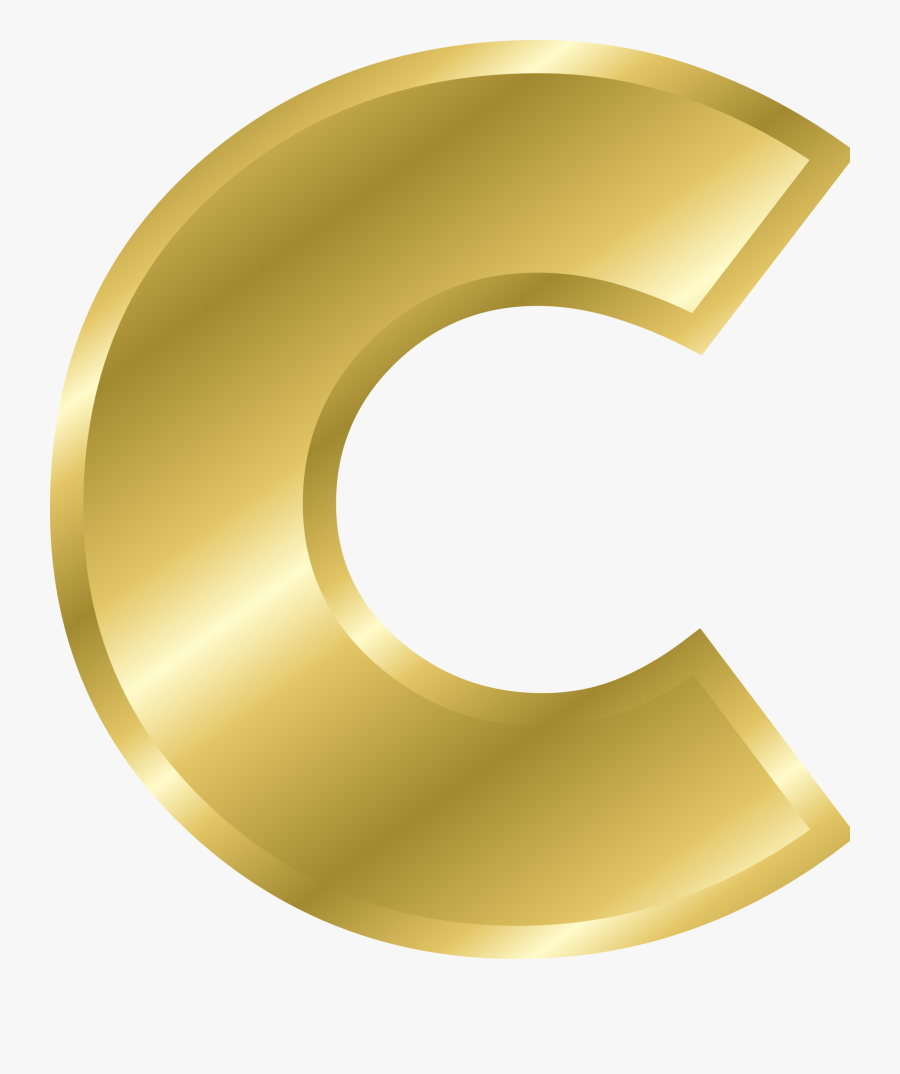 Alphabet Letters Clip Art - Lettera C Png, Transparent Clipart