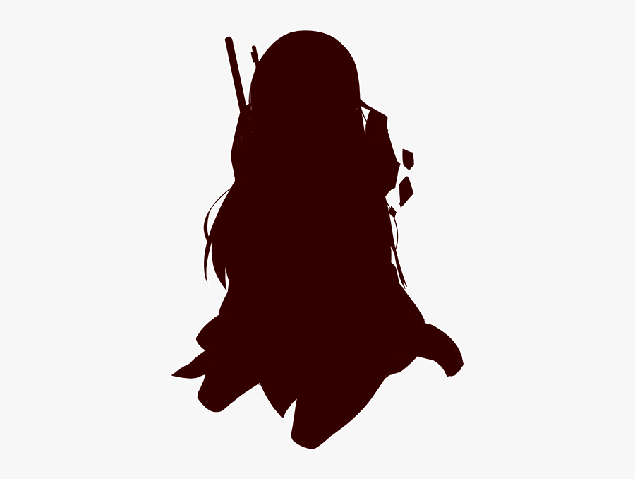 Silhouette Character Maroon Fiction Free Hq Image Clipart - Illustration, Transparent Clipart