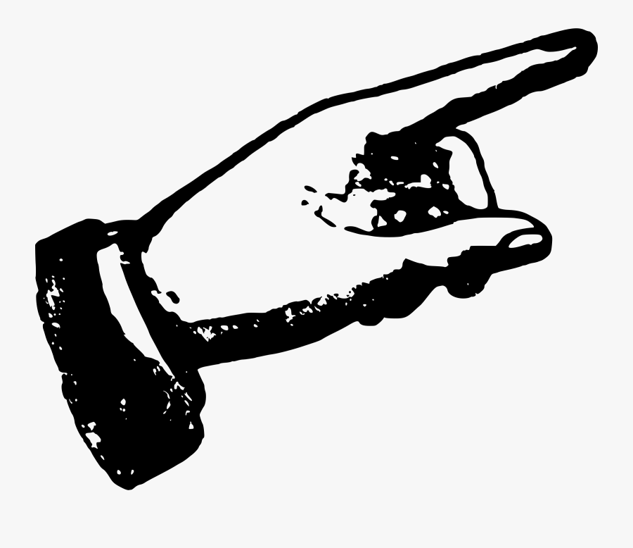 Monochrome Photography,hardware Accessory,recreation - Hand Mark Clip Art, Transparent Clipart