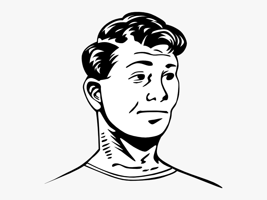 Two Men Clipart Black And White, Transparent Clipart