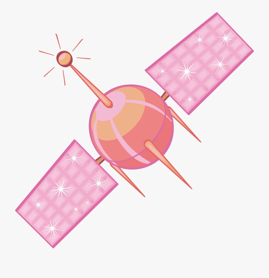 Vector Cartoon Hand Painted Science Fiction Spacecraft, Transparent Clipart