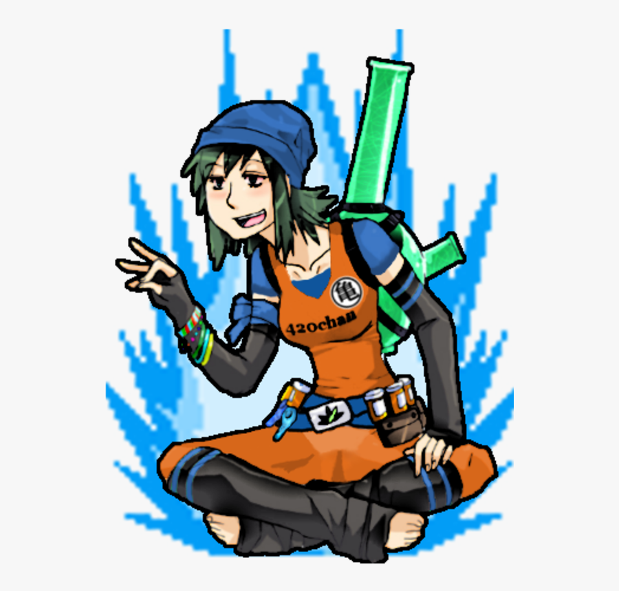 420chal L 다 Cartoon Fictional Character Clip Art - 420chan Mascot, Transparent Clipart