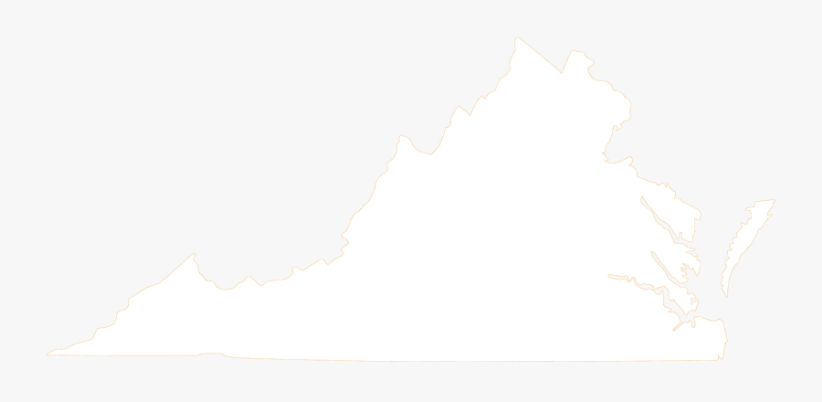 Transparent Water Waves Clipart Black And White - Map Of Virginia And Carolinas, Transparent Clipart