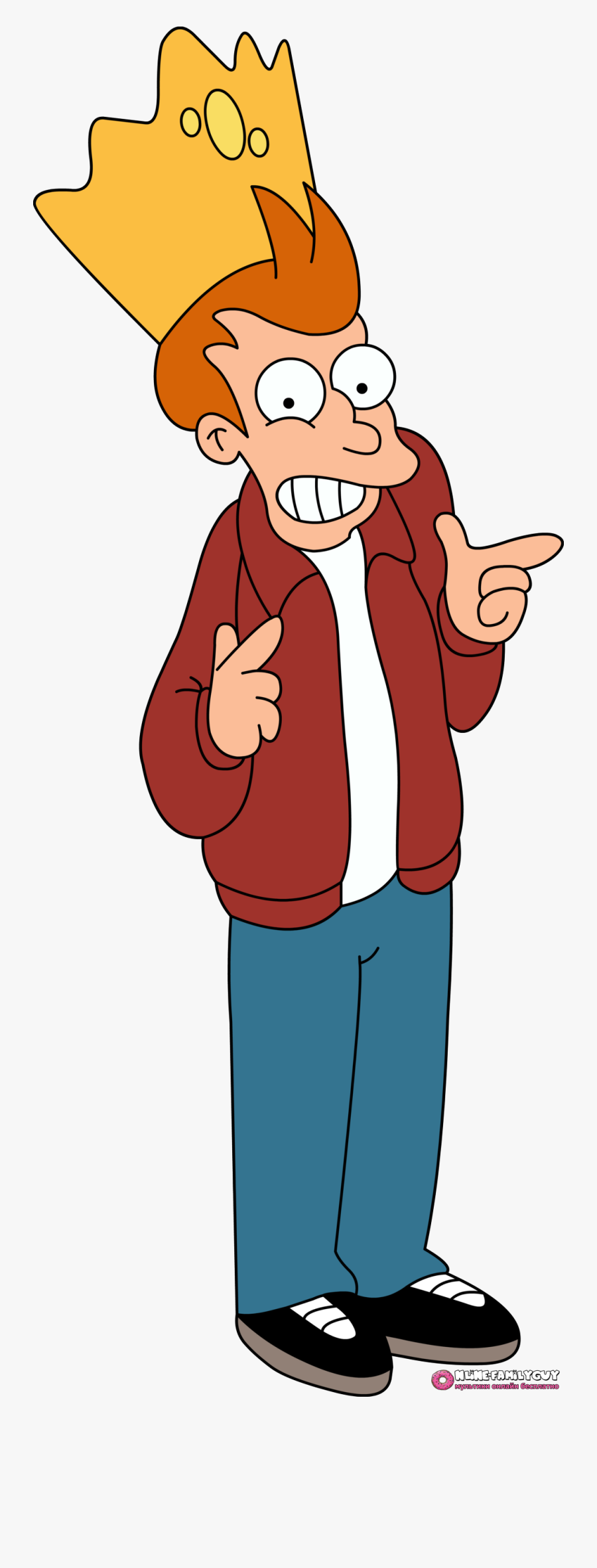 Futurama Fry Png, Transparent Clipart