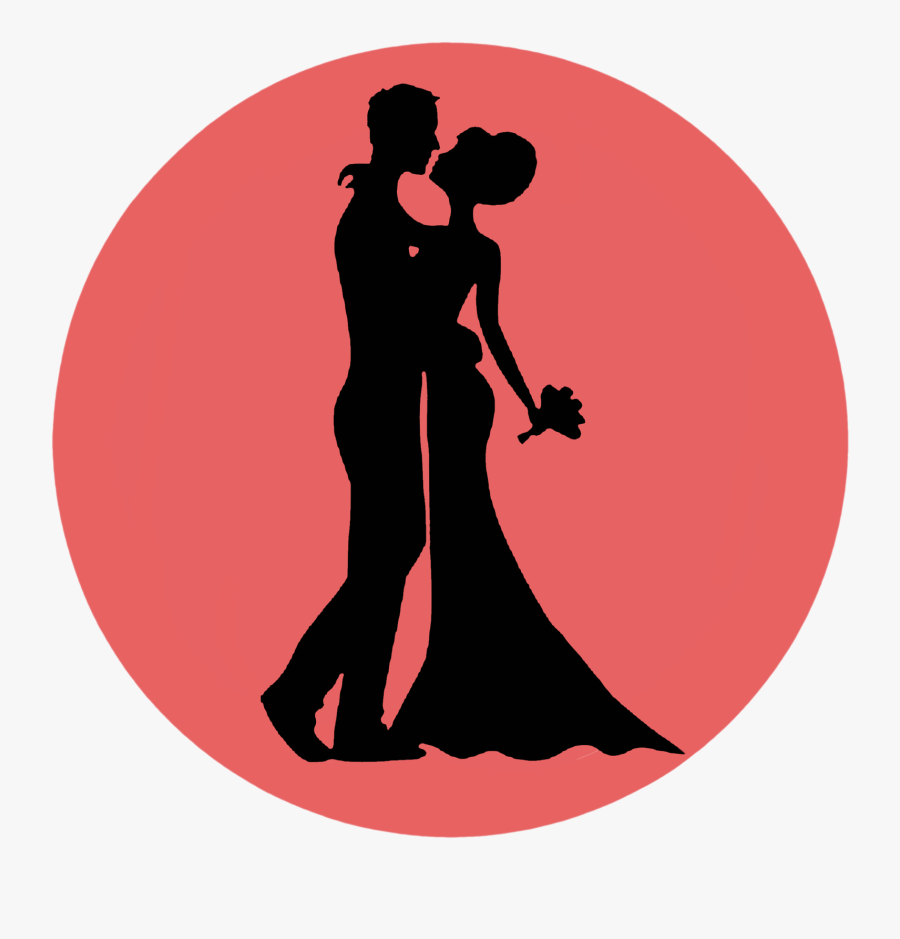 Women"s Fiction Vs Clipart , Png Download - Silhouette Bride And Groom Topper, Transparent Clipart