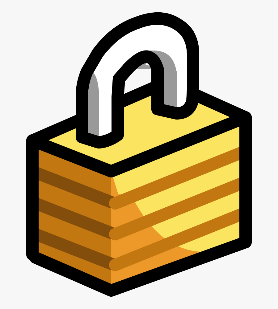 Transparent Lock Clipart Png - Club Penguin Dead Penguin, Transparent Clipart