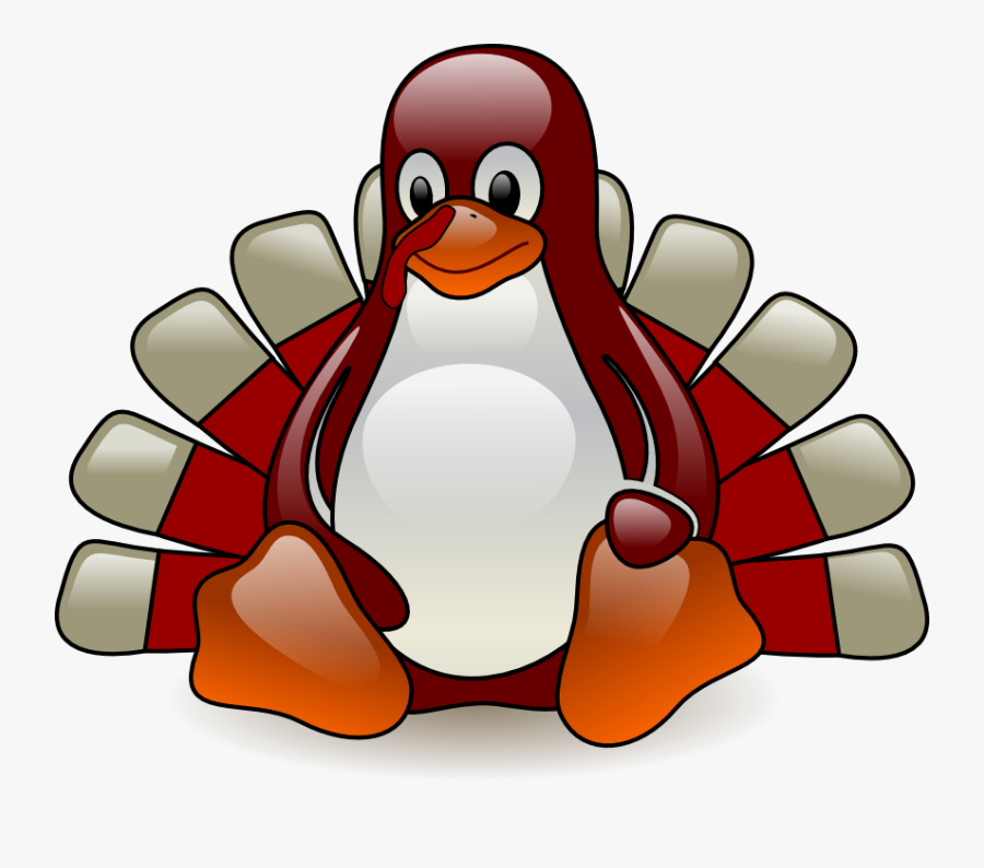 Transparent Tux Png - Virginia Tech Linux, Transparent Clipart