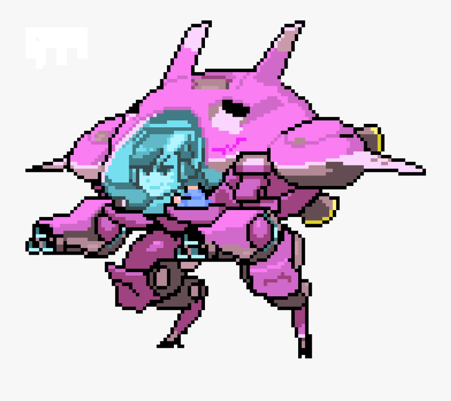 Va Pixel Art Spray - D Va Pixel Spray, Transparent Clipart
